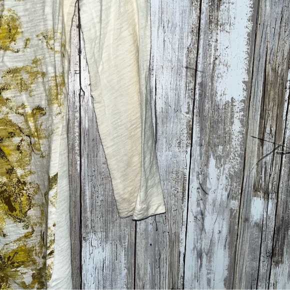 Talbots Cream Printed 3/4 Sleeve Blouse - Picture 3 of 5